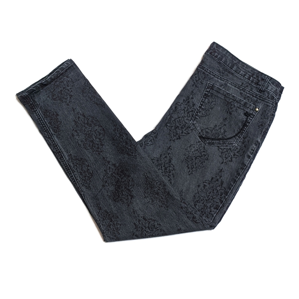 Dream Out Loud Straight Leg Jeans Black Stretch